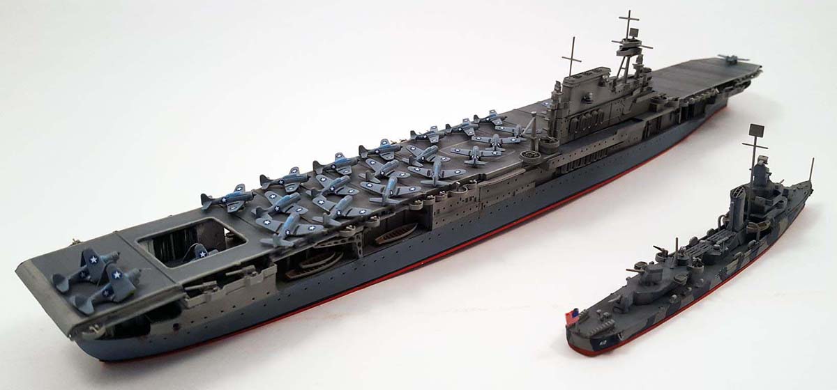 1/600 USS Yorktown CV-5 Island, 1942 | Model Monkey